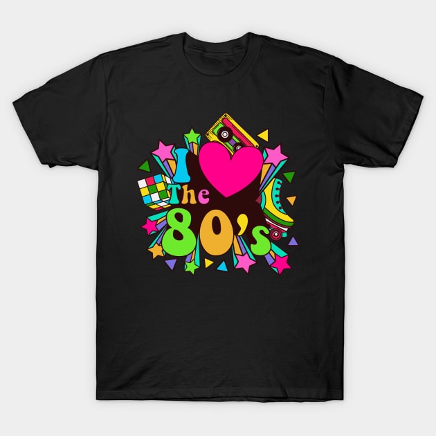 I love the 80s retro graphic nostalgic rad gift T-Shirt by BadDesignCo